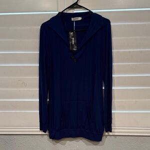 BCBG Women's Blue Blouse